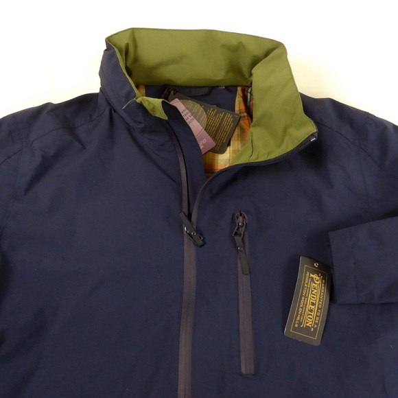 Pendleton Outdoorsmen Ripstop Poly w Hidden Stowaway Hood Windbreaker NWT Men’s - Picture 3 of 14